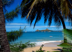 St Lucia is one island of the Caribbean that Anthony would very much like to visit